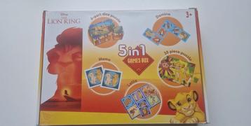 Lion King disney 5 in 1 spelletjes doos... 🎁Tip beschikbaar voor biedingen