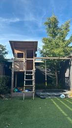 Gratis afhalen Speelhuis met glijbaan en zandbak, Ophalen, Gebruikt, Glijbaan