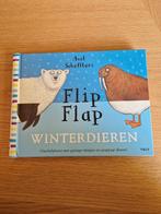 Flip Flap Winterdieren - Axel Scheffler, Boeken, 3 tot 4 jaar, Zo goed als nieuw, Uitklap-, Voel- of Ontdekboek, Axel Scheffler