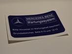 Mercedes sticker mercedes-benz-wartungssystem, Auto diversen, Ophalen