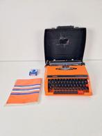 Vintage Orange Brother Deluxe 650TR typemachine koffer ‘70, Diversen, Typemachines, Gebruikt, Ophalen of Verzenden