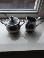 Zilvertinnen roomstel Marinoni., Antiek en Kunst, Antiek | Tin, Ophalen of Verzenden