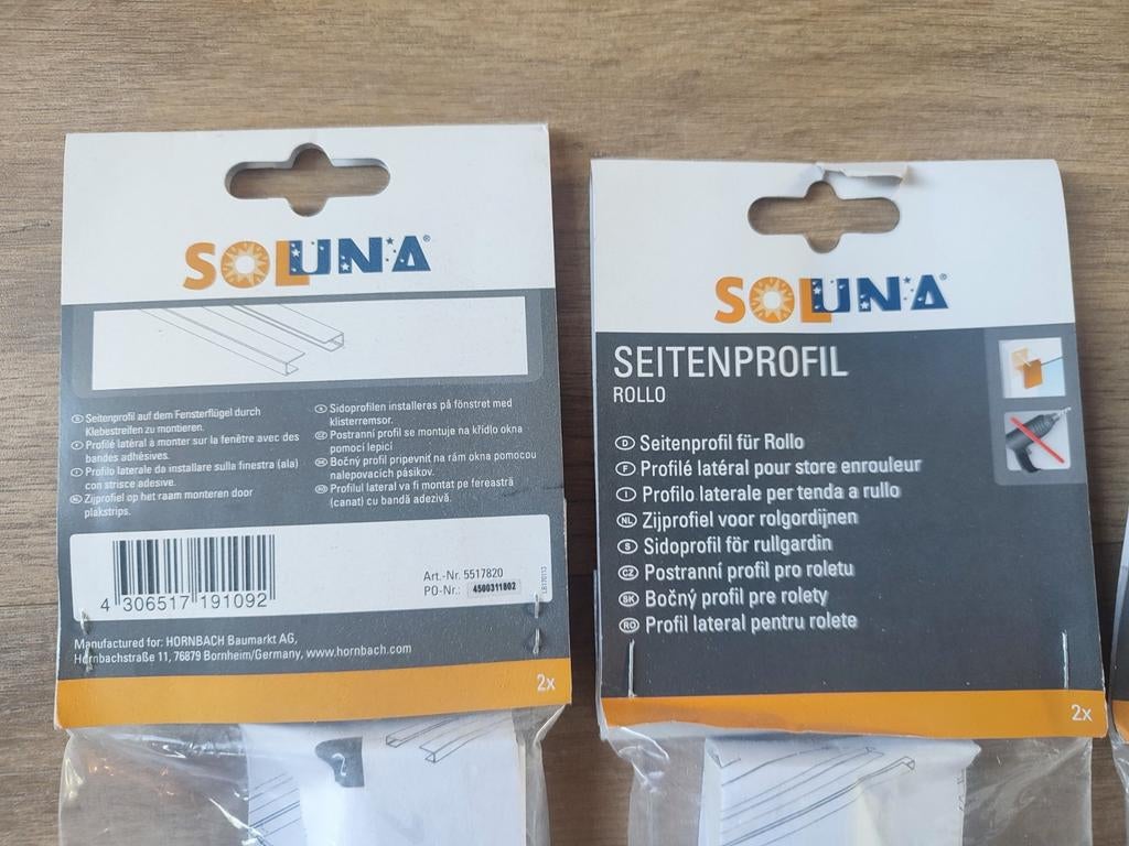 Zijprofiel 180cm, 8 stuks, Ophalen, Overige materialen, 30 cm of meer, 50 tot 150 cm