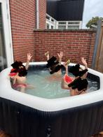 6 persoons intex jacuzzi, Tuin en Terras, Bubbelbaden en Hottubs, Ophalen, Zo goed als nieuw