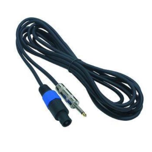 Jack 6,35 naar Speakon speaker kabel 2 x 1,5mm lang 15 Meter, Muziek en Instrumenten, Kabels en Stekkers, Nieuw, Speaker of Versterker