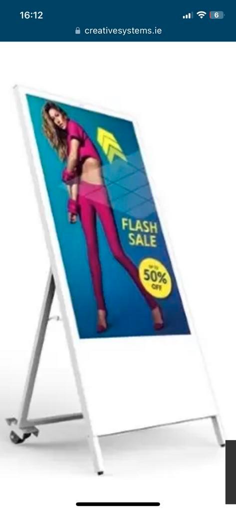 Allsee digitaal stoepbord 49”, Computers en Software, Monitoren, Nieuw, IPS, Ophalen of Verzenden