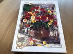 Nostalgische Puzzel - Bloemen in Vaas, Ophalen of Verzenden, 500 t/m 1500 stukjes, Zo goed als nieuw, Legpuzzel