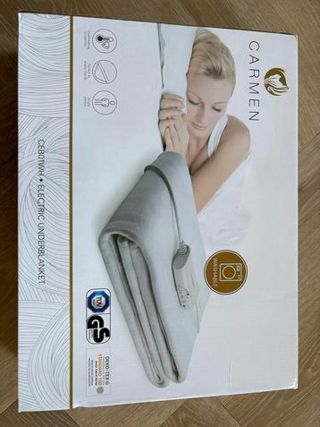 Carmen CEB01WH Elektrische Onderdeken deken  150x80cm beschikbaar voor biedingen