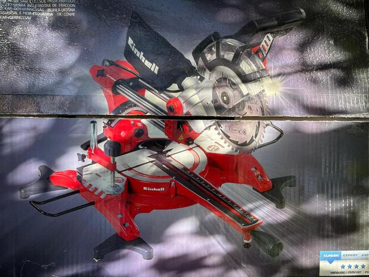 Einhell TC-SM 2131 Dual kap- en verstekzaag – Nieuw in doos, Doe-het-zelf en Verbouw, Gereedschap | Zaagmachines, Nieuw, Cirkelzaag