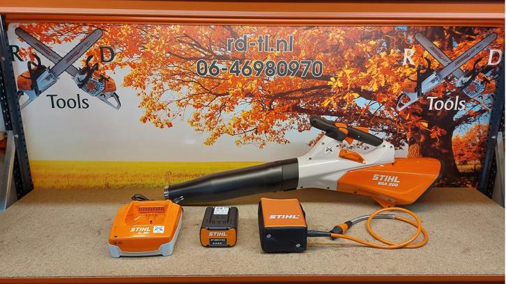 Stihl Accu Set ! BGA200 met AL301 AP300S Demo !, Tuin en Terras, Bladblazers, Zo goed als nieuw, Handgedragen, Accu, Ophalen of Verzenden