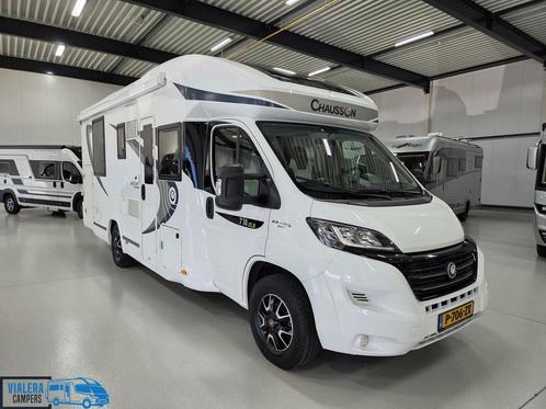 Chausson Welcome 718 XLB * Queensbed * mooie opties, Caravans en Kamperen, Campers, Bedrijf, Half-integraal, tot en met 4, Chausson