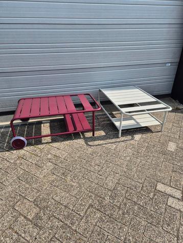 fermob Luxembourg Lage lounge tafel met wielen diverse kleur beschikbaar voor biedingen