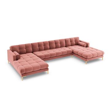 Fonq Cosmopolitan Bali U-bank - Roze/Goud - Was 2399 nu, beschikbaar voor biedingen