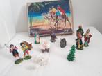 Mooie OUDE KERSTGROEP kerst beeldjes  RETRO VINTAGE, Diversen, Ophalen of Verzenden, Zo goed als nieuw