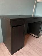 Micke Bureau - Zwartbruin - 105x50cm, Ophalen, Zo goed als nieuw, Bureau