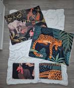 Dekbed met 2x Jungle overtrek 100x135cm, Ophalen of Verzenden, Gebruikt, Jongetje of Meisje, Dekbedovertrek
