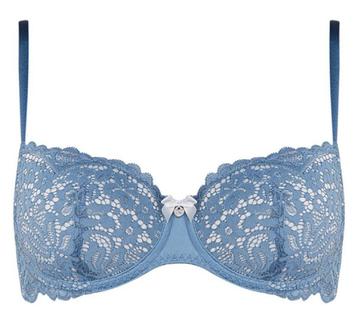 Hunkemoller Marina voorgevormde beugel bh indigo blauw 85C