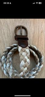 Gevlochten riem - Mango - 108 cm, Kleding | Dames, Riemen en Ceinturen, Overige kleuren, Echt leder, Tailleriem, Ophalen of Verzenden