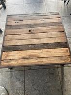 Robuuste salontafel 120 x 120, Huis en Inrichting, Tafels | Salontafels, Ophalen, Gebruikt, Vierkant, Minder dan 50 cm