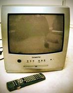 Mini tv met cd speler alles werkt nog., Ophalen of Verzenden, Zo goed als nieuw, 50 Hz, Overige merken