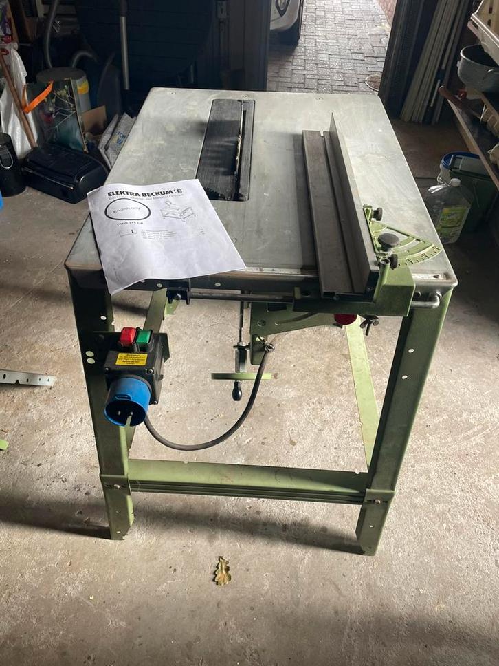 Elektra Beckum TK315 zaagmachine (in Beilen), Doe-het-zelf en Verbouw, Gereedschap | Zaagmachines, Gebruikt, Cirkelzaag, 1200 watt of meer