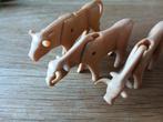 Playmobil Koeien 4 stuks met gebroken hoorn, Ophalen of Verzenden, Zo goed als nieuw, Los playmobil