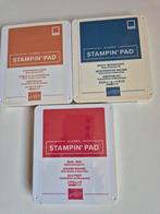 STAMPIN up 3 stempelinkt pads,, Ophalen of Verzenden, Zo goed als nieuw, Overige typen