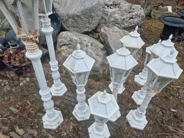 Gietijzer armaturen armatuur lamp lantaarnpaal sokkel TULP beschikbaar voor biedingen
