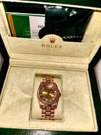 Rolex horloge met Diamanten, Gebruikt, Rolex, Polshorloge, Ophalen of Verzenden