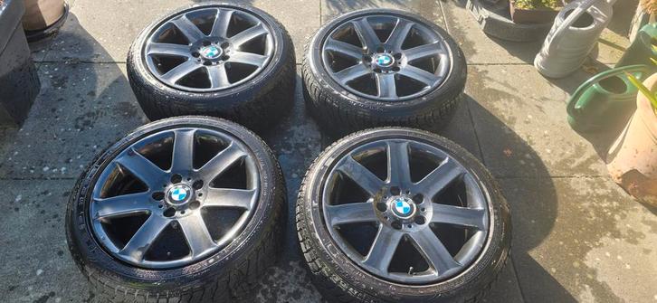 BMW F20 17 inch velgen met Goodyear Ultragrip winterbanden, Auto-onderdelen, Banden en Velgen, Velg(en), Winterbanden, 17 inch