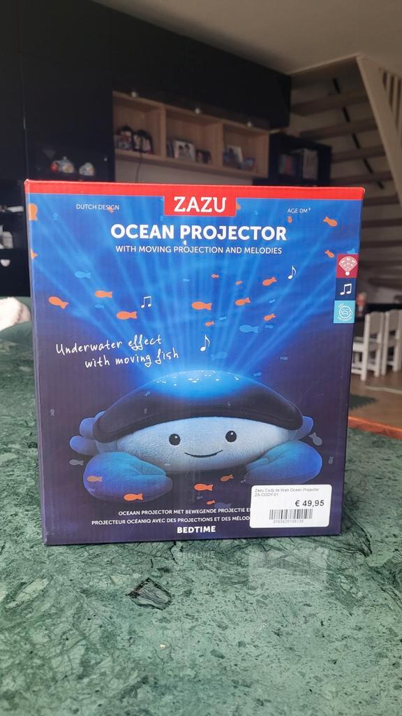 Zazu Coby de Krab Oceaan Projector - Nieuwstaat!, Kinderen en Baby's, Speelgoed | Babyspeelgoed, Zo goed als nieuw, Overige typen
