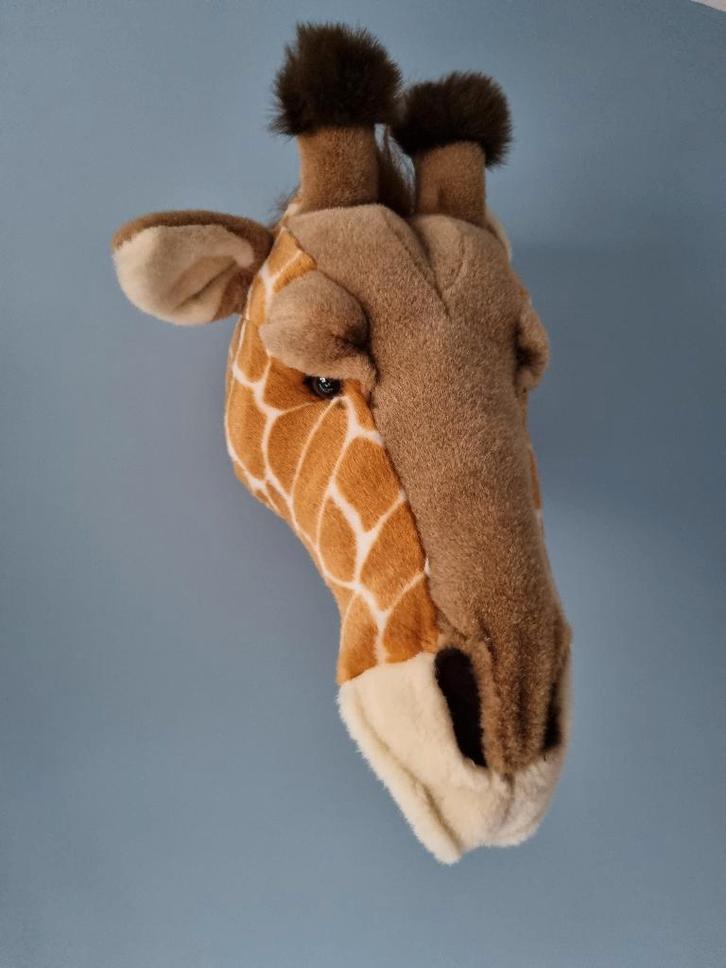 Dierenkop XL Giraffe Wild & Soft, Kinderen en Baby's, Kinderkamer | Inrichting en Decoratie, Zo goed als nieuw, Wanddecoratie