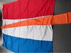 Katoenen Nederlandse Vlag 225x147 “De driekleur” met Wimpel., Ophalen of Verzenden, Zo goed als nieuw