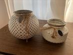 riverdale windlichten/vaasjes, Ophalen of Verzenden, Zo goed als nieuw, Overige materialen, Minder dan 25 cm