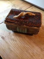 Schaal met deksel - aardewerk, Ophalen of Verzenden