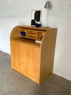 Vintage Secretaire, Ophalen, 100 tot 150 cm, Grenenhout, 50 tot 75 cm