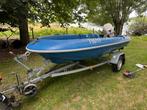 Snelle JEANNEAU CAP 370 + Johnson 25 pk bb motor + trailer, Watersport en Boten, Ophalen, Zo goed als nieuw, Overige materialen