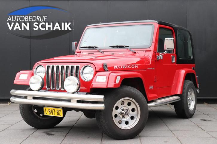 Jeep Wrangler 4.0 Prachtige Jeep in Topstaat !, Auto's, Oldtimers, Te koop, Airbags, Radio, Trekhaak, Jeep, Benzine, SUV of Terreinwagen