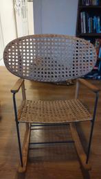 Ikea grönadal rotan schommelstoel, Ophalen, Riet of Rotan, Bruin, Zo goed als nieuw