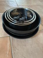 Pannen en koekepannenset (Tefal Ingenio / losse handgrepen ), Ophalen of Verzenden, Gebruikt, Overige materialen, Pannenset