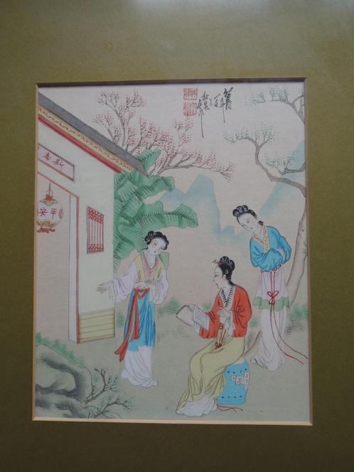 Chinese Schildering, Antiek en Kunst, Kunst | Niet-Westerse kunst, Ophalen of Verzenden