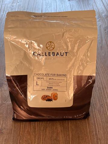 Callebaut bakvaste chocolate chips puur 2,5kg beschikbaar voor biedingen