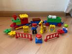 Duplo, treintje met wagonnetjes, giraf, ijsbeer, poppetjes, Ophalen of Verzenden, Gebruikt, Duplo