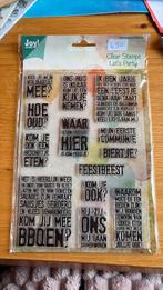 Joy Crafts 6410/0331, Ophalen of Verzenden, Zo goed als nieuw, Clearstamp