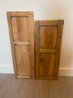 Oude Franse Houten Luiken, Ophalen, Gebruikt, 80 tot 100 cm, Buitendeur