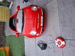 Fiat 500 elektrische kinder auto nieuwe accu en afstandbed., Ophalen, Kunststof