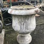 Grote oude stenen VAAS BLOEMPOT ANTIEKE POT kasteel, Ophalen, Overige materialen, Gebruikt, Tuin