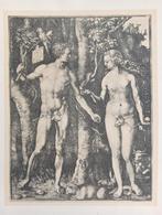 Albrecht Dürer (1471-1528) Adam en Eva prent 1922, Antiek en Kunst, Kunst | Etsen en Gravures, Verzenden