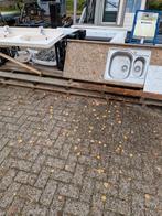 Diverse sanitair onderdelen, Ophalen, Gebruikt, Rvs, Wastafel