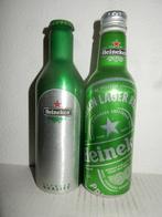 2 HEINEKEN Beer aluminium flesjes Blikjes (250ml) Frankrijk, Ophalen of Verzenden, Flesje(s), Heineken